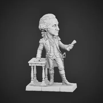 George Washington statue artwork