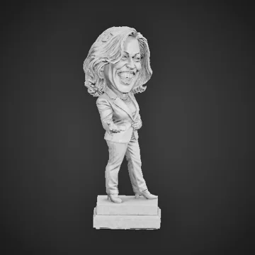 Kamala Harris statue artwork