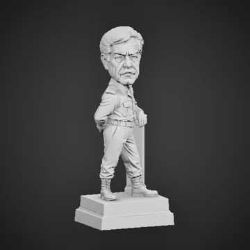 Saddam Hussein statue artwork